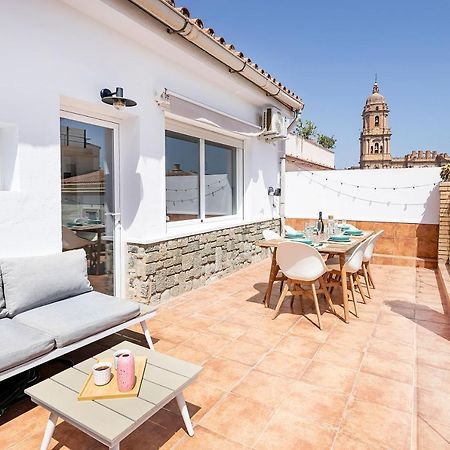 Homey Apt- Atico Con Vistas A La Catedral Málaga Esterno foto