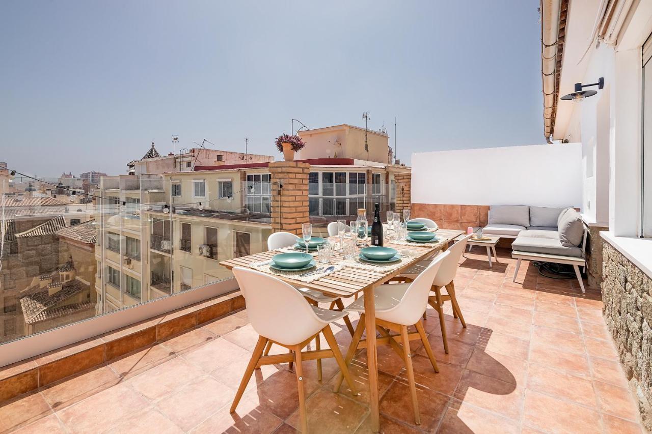 Homey Apt- Atico Con Vistas A La Catedral Málaga Esterno foto